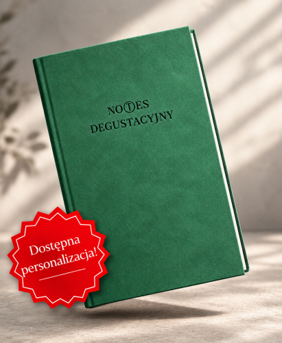 Notes degustacyjny Trybuszon – zielona okładka